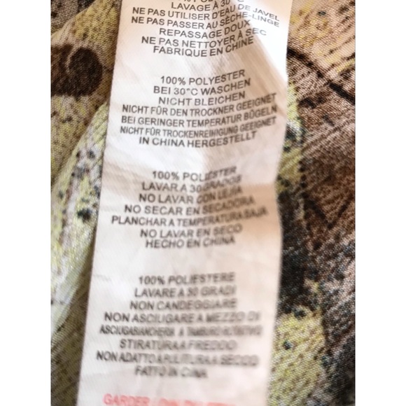 Pretty Little Thing Multicolored Ruffled Bottom Mini Skirt Size 10 - Picture 7 of 8